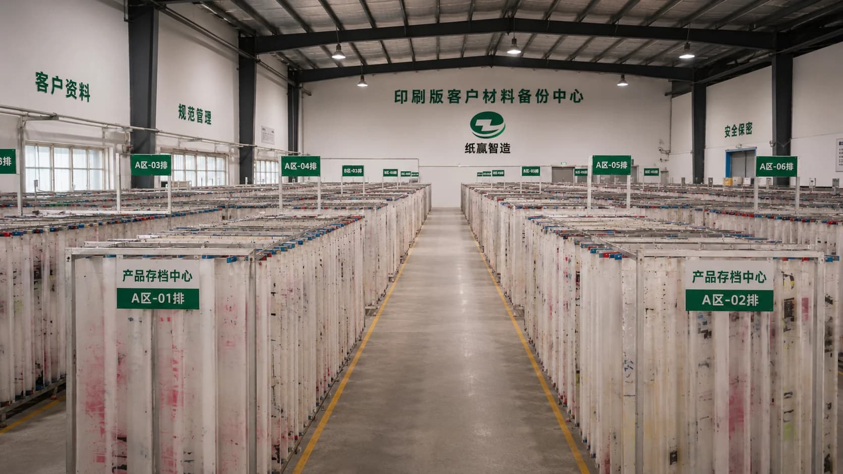 纸赢智造提供的印刷版客户资料备份区域图像