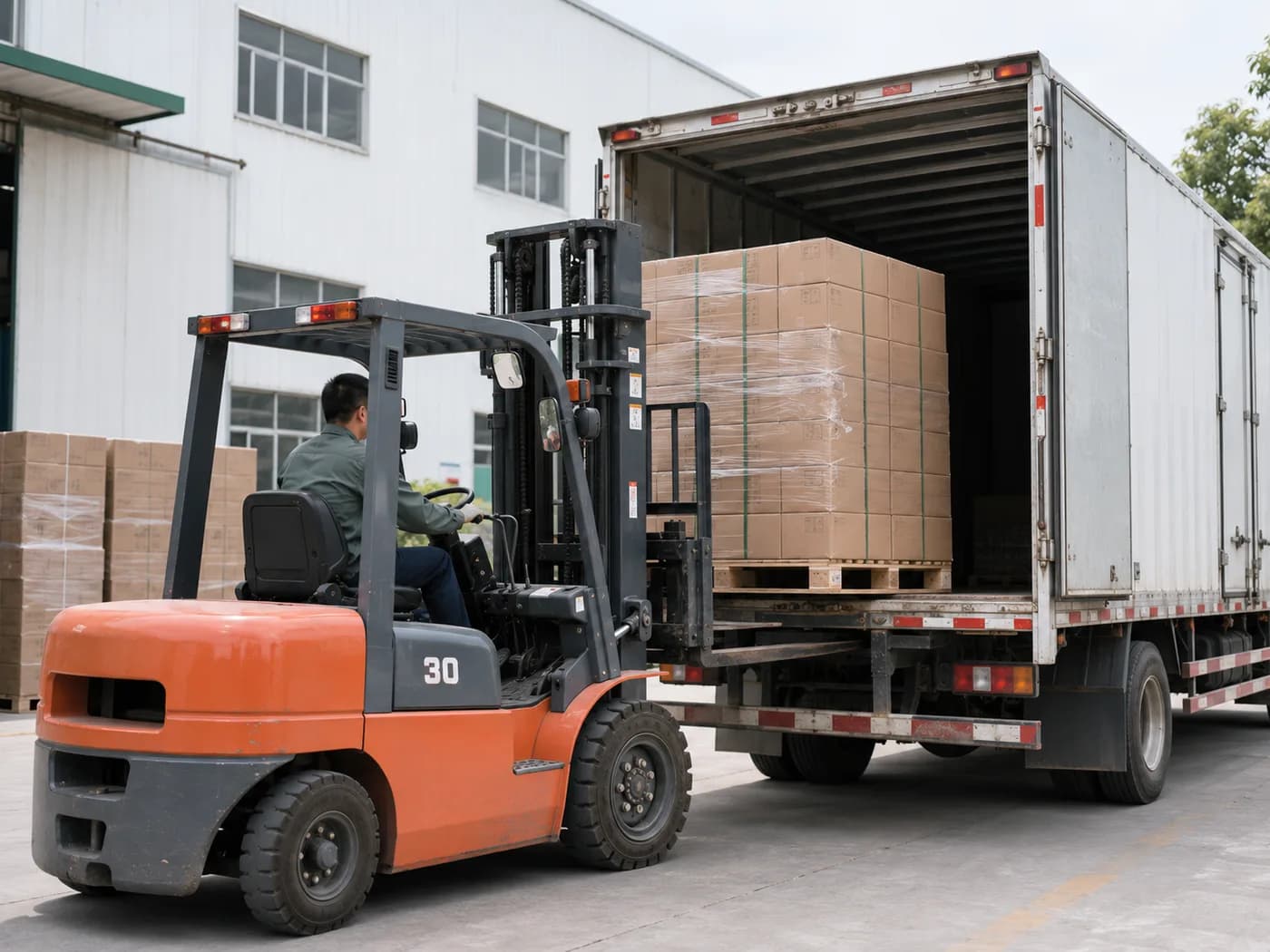 Packaging shipment scene