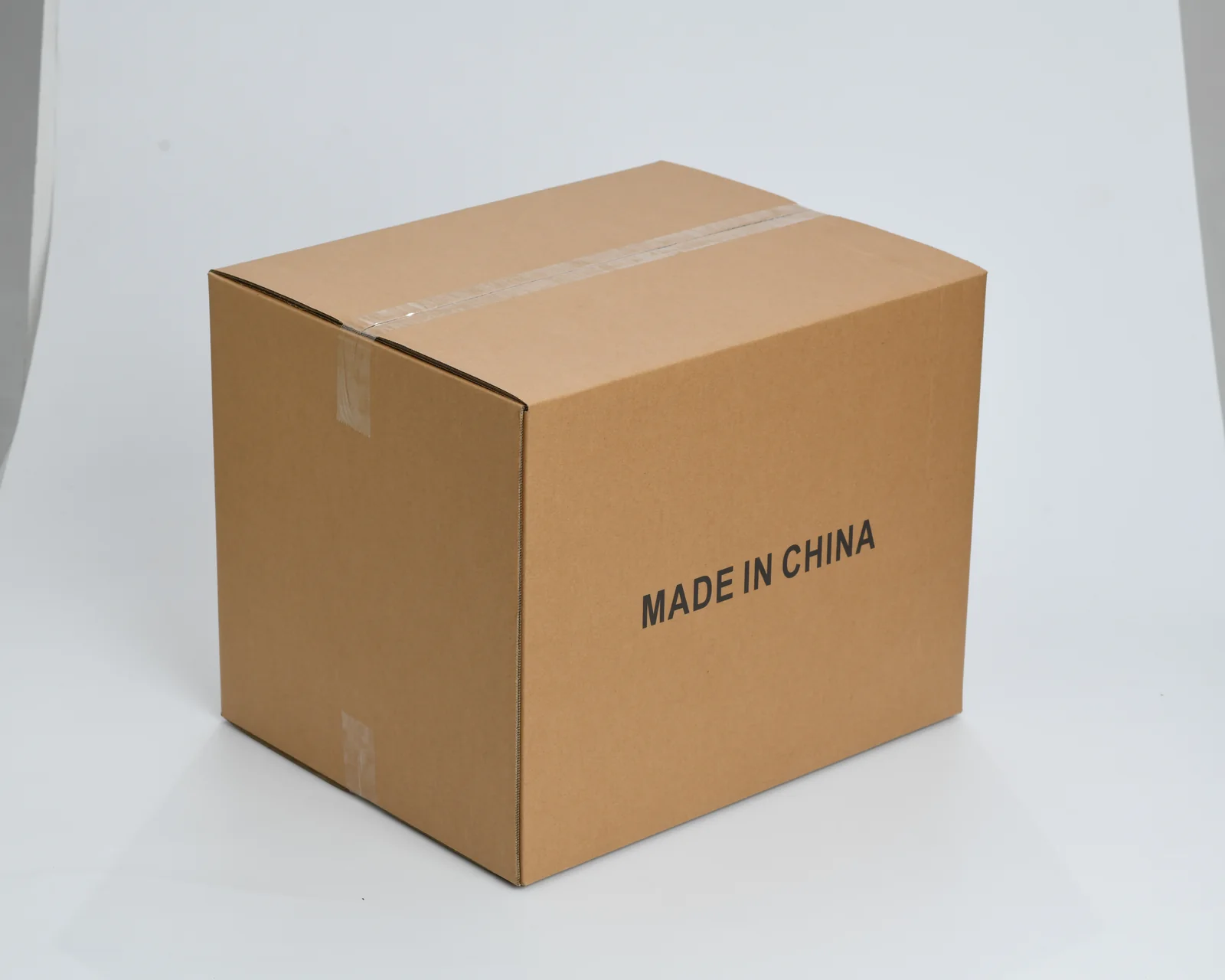 纸赢实拍的牛皮色运输纸箱
