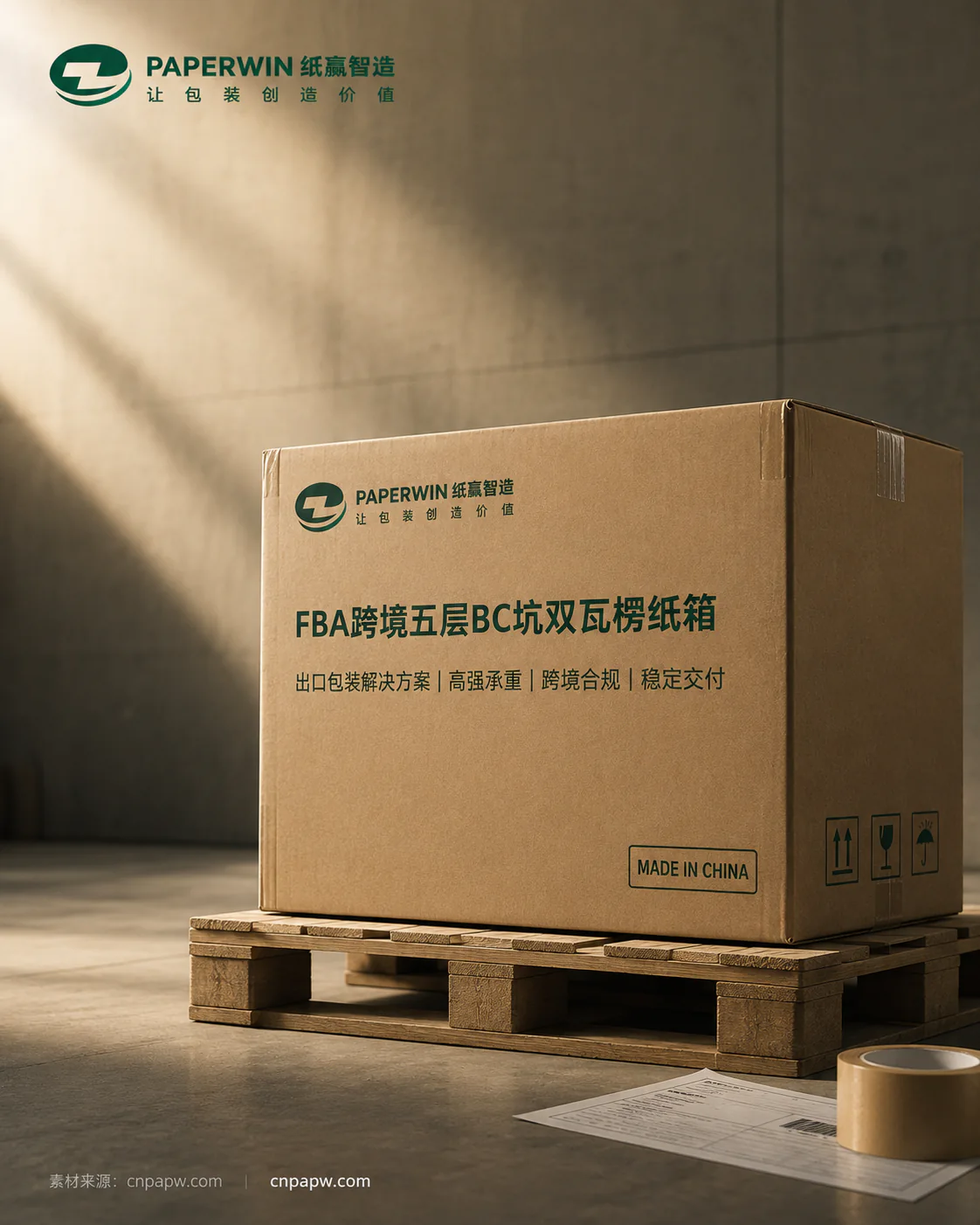 B45AA FBA 跨境纸箱同系列展示图（大规格），以实际尺寸为准